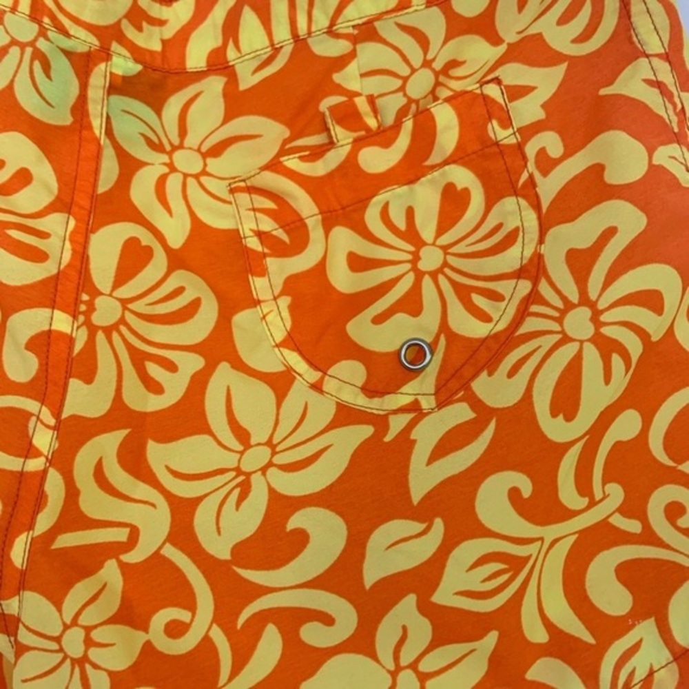 Steve & Barrys Swimwear Women's Boy Shorts Size Small Microfiber Orange - Picture 4 of 11